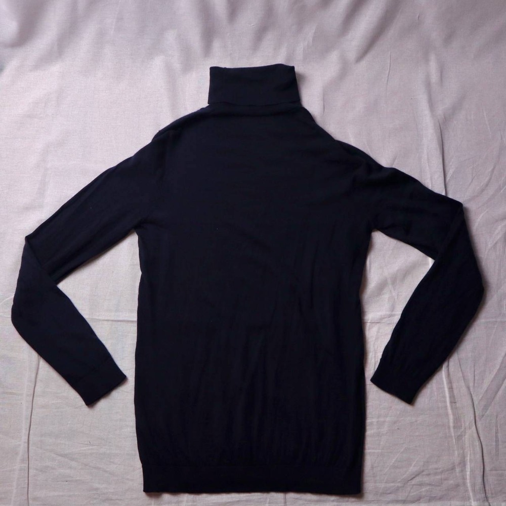 FALCONERI Black Cashmere Turtleneck Sweater Made in Italy Size‎ L - Picture 3 of 8